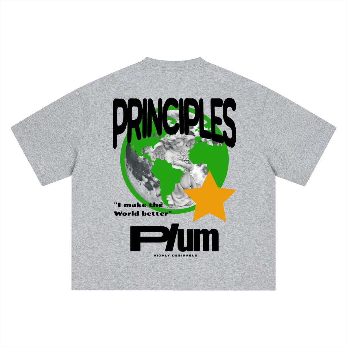 PLUM | Principles Boxy Oversized T-Shirt