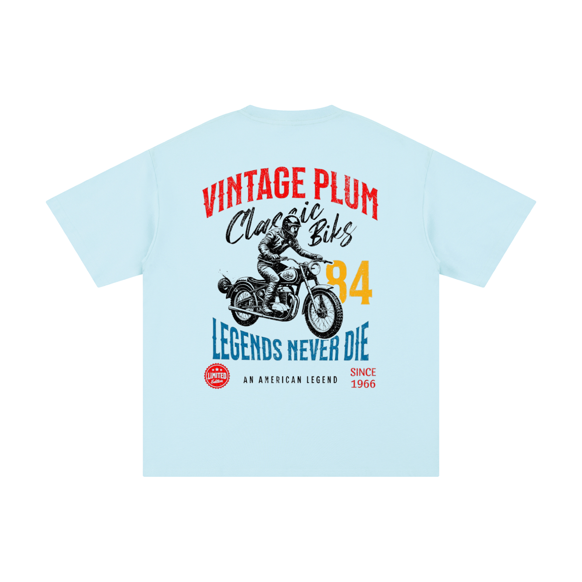 Plum | American Legends Motorcycle T-Shirt