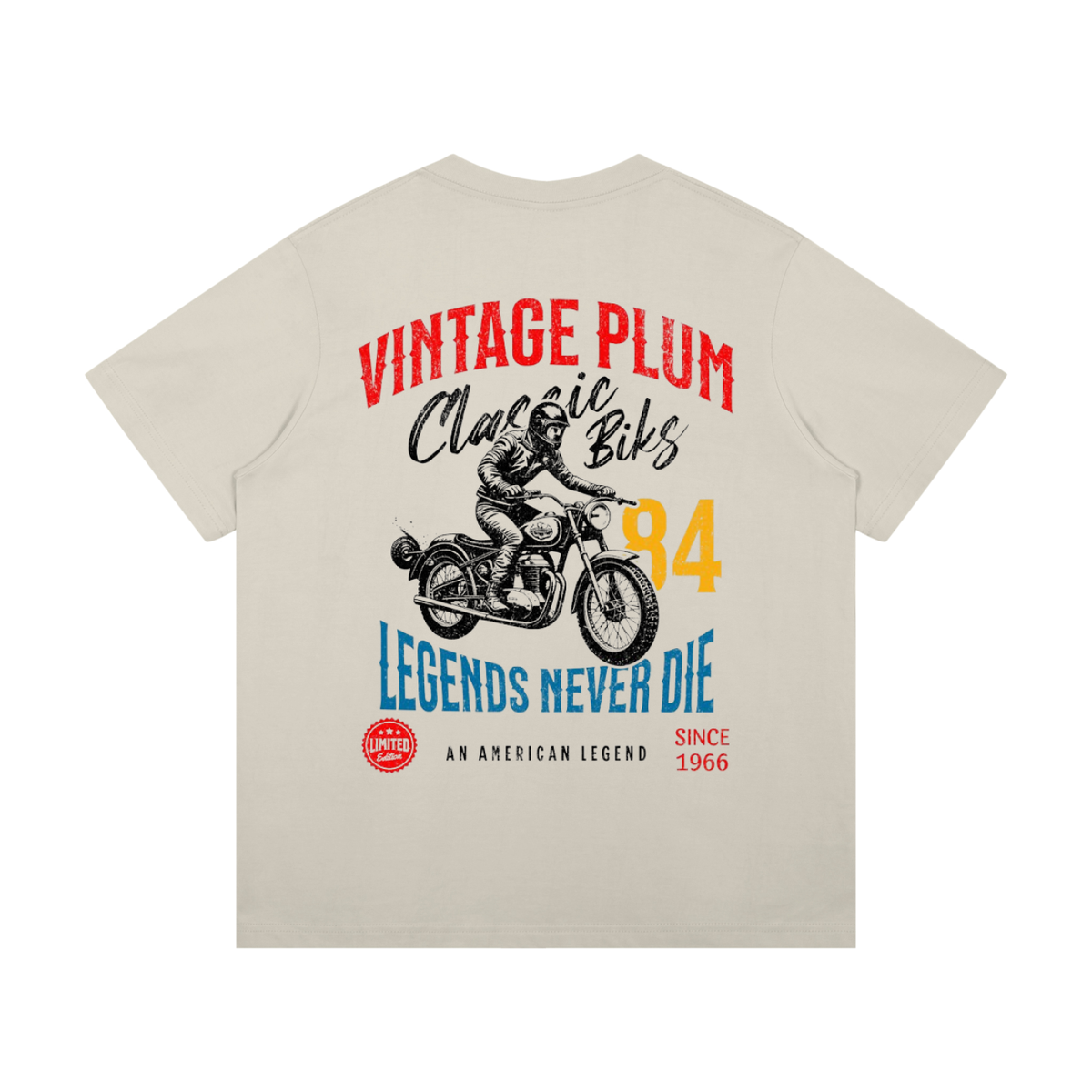 Plum | American Legends Motorcycle T-Shirt