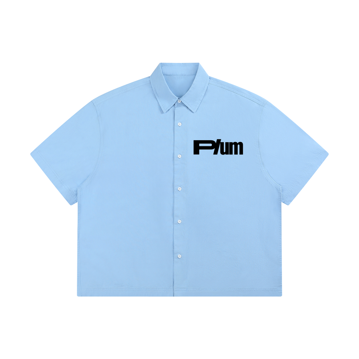 Plum | Button Down Short Sleeve Shirt