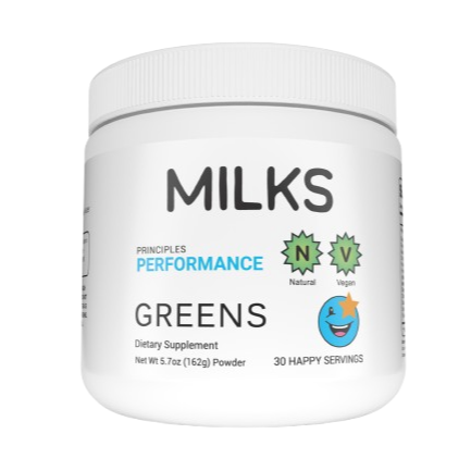 MILKS Performance Greens | Organic Superfoods Powder
