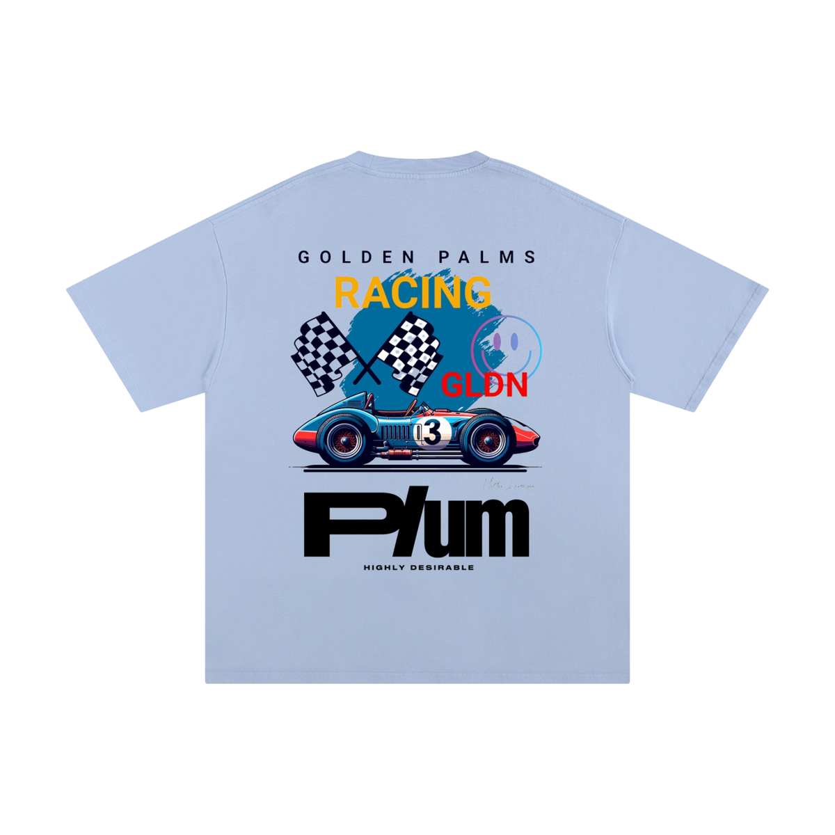 Plum | Golden Palms Racing T-Shirt