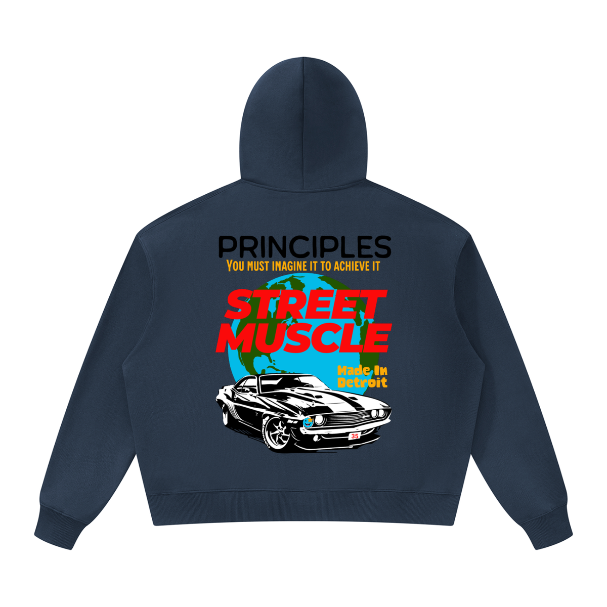 Plum | Street Muscle Hoodie