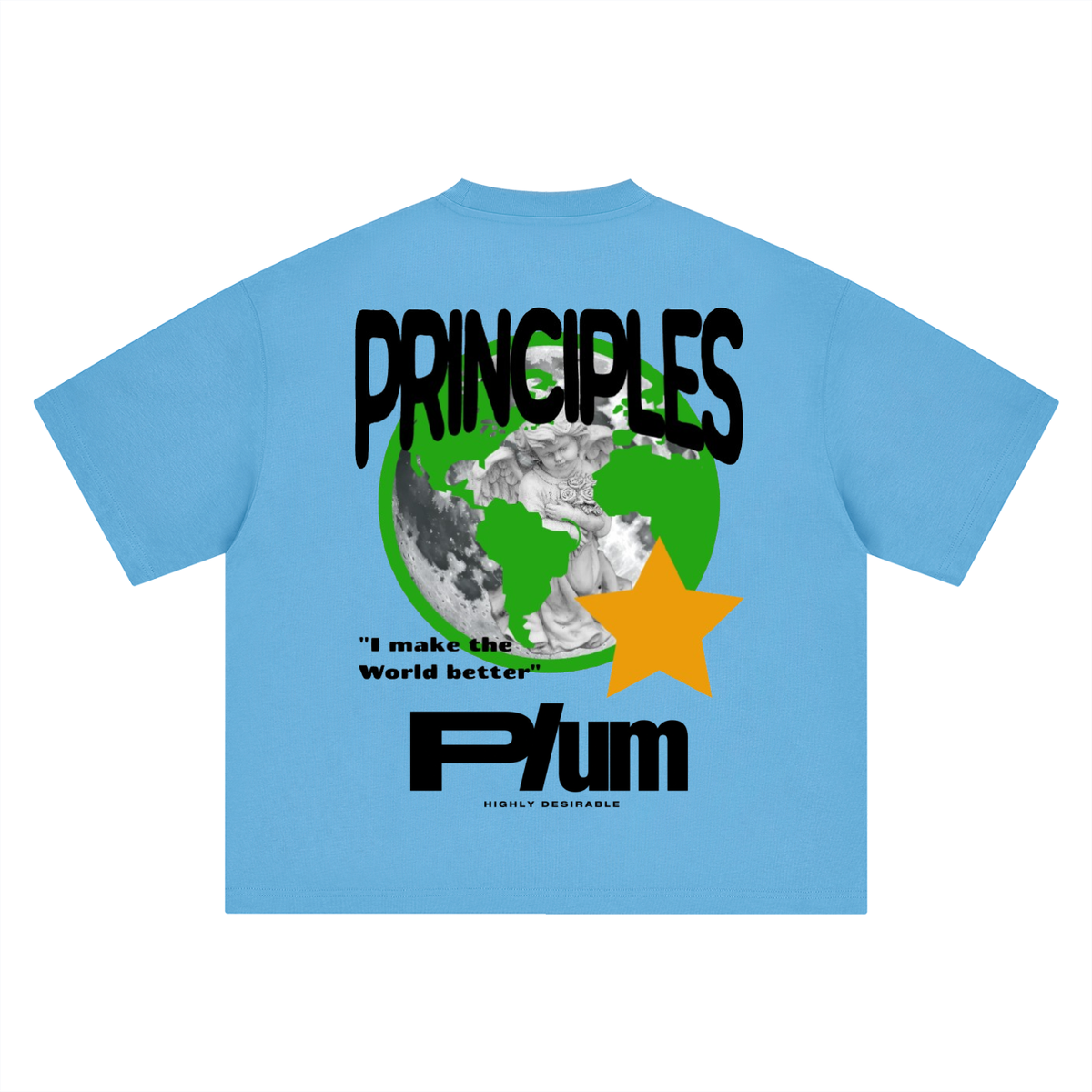 PLUM | Principles Boxy Oversized T-Shirt