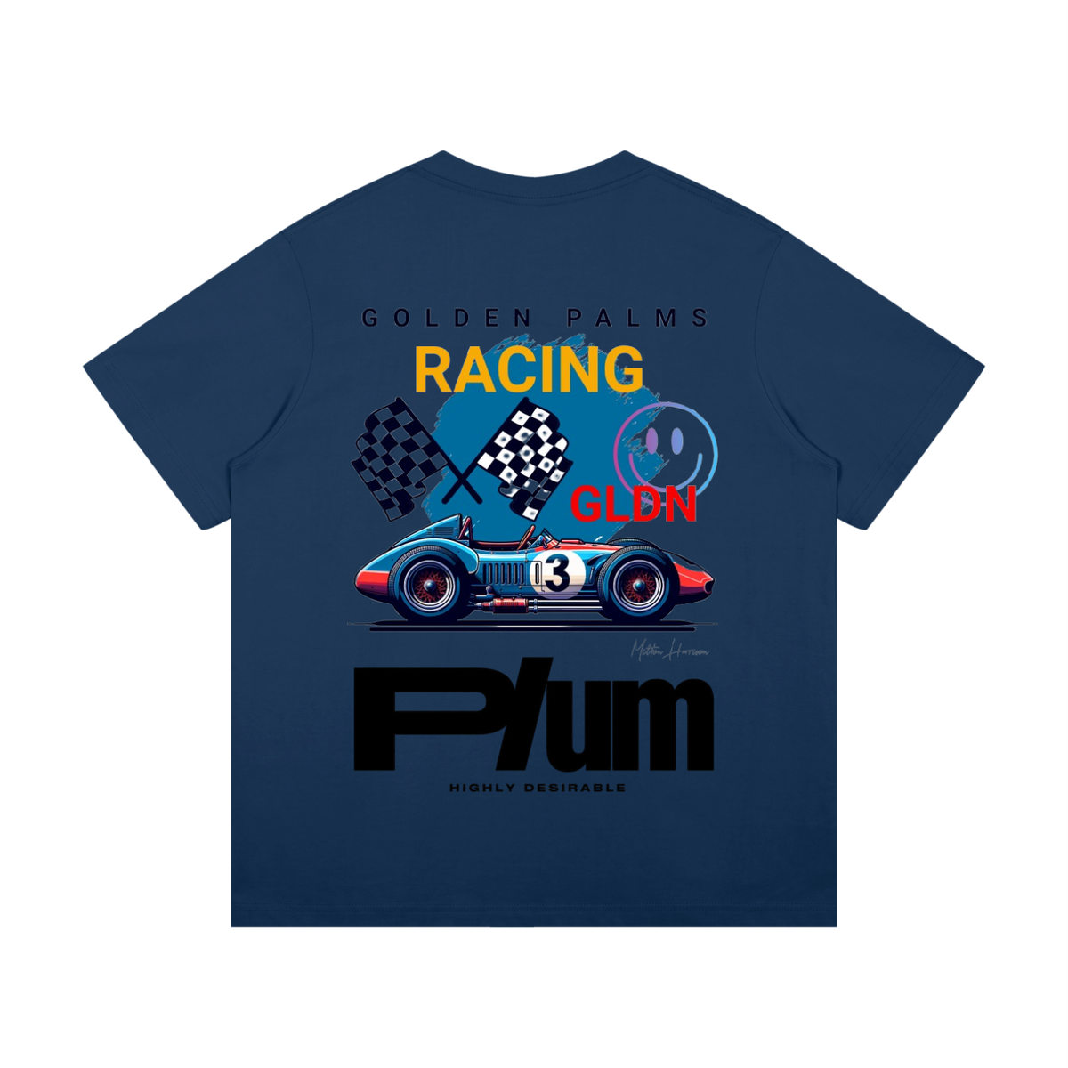 Plum | Golden Palms Racing T-Shirt