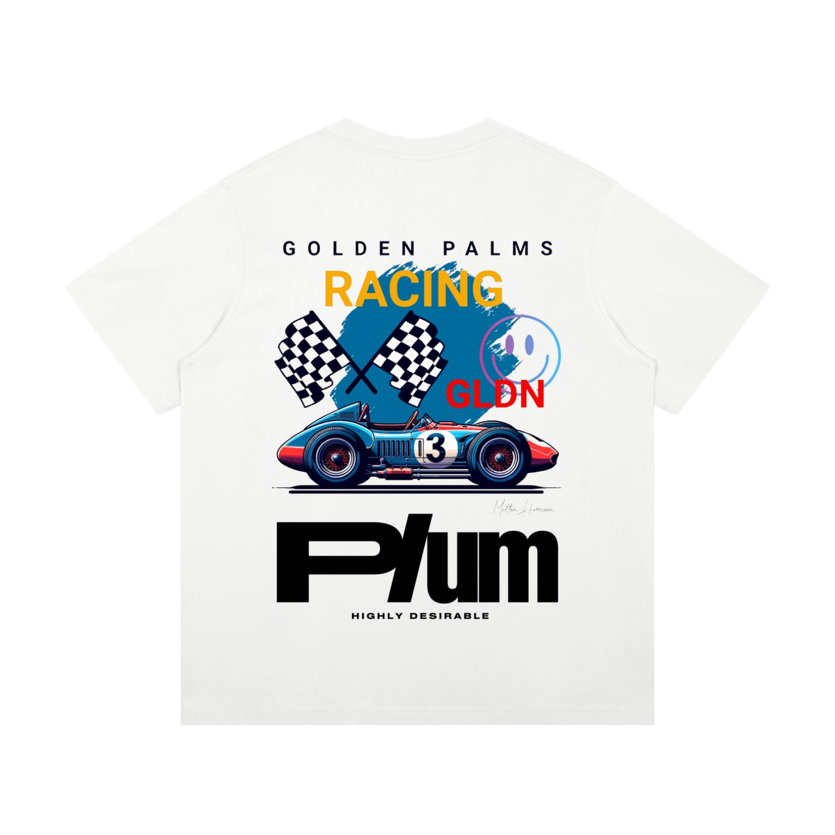 Plum | Golden Palms Racing T-Shirt