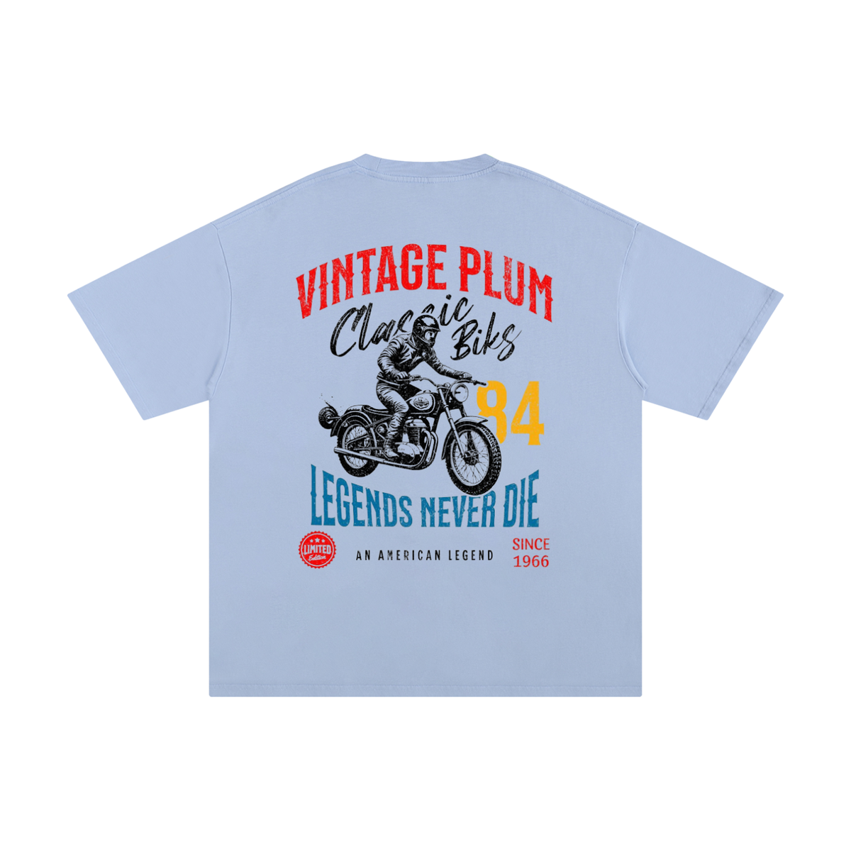 Plum | American Legends Motorcycle T-Shirt