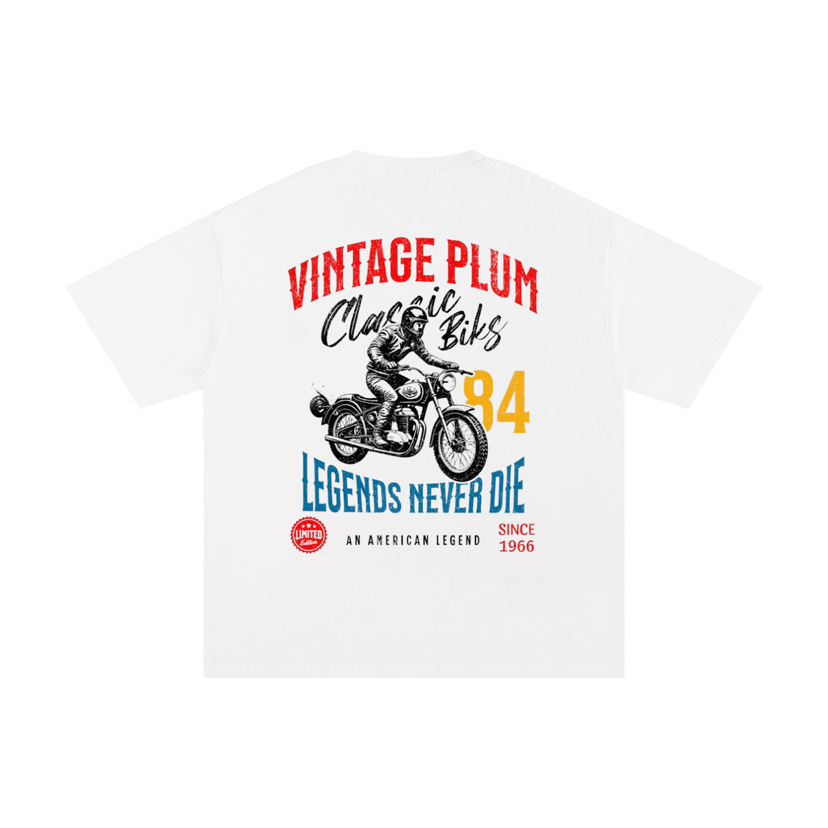 Plum | American Legends Motorcycle T-Shirt